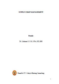 SUPPLY CHAIN MANAGEMENT
