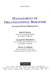 Management of Organizational Behavior